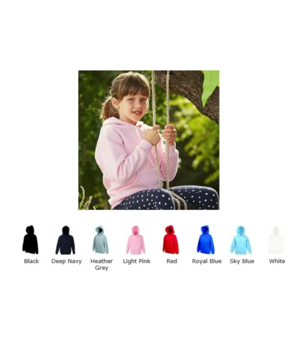 Fruit of the Loom SS106B Kid's Premium 70/30 Hooded Sweat